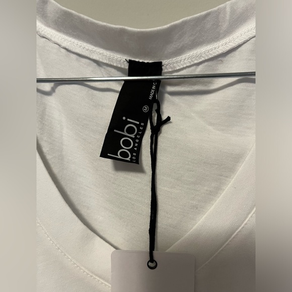 NWT Bobi Los Angeles Long sleeve V-neck pocket tee. Size Medium & Small avail. - Picture 3 of 11